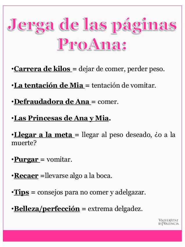 Tips para adelgazar ana y mia princesas